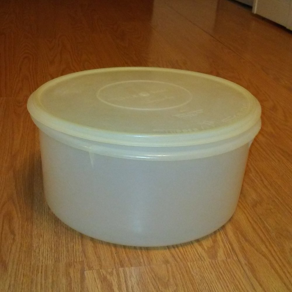 Large Vintage Tupperware Container, Food Storage